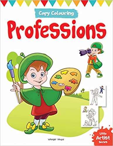 Wonder house Copy Colouring Professions